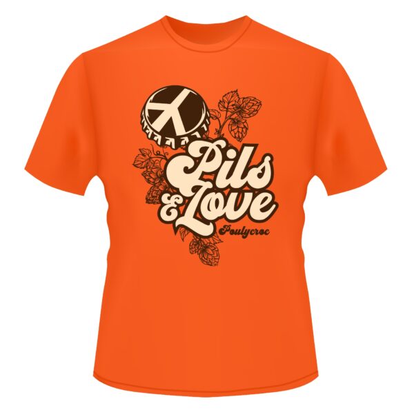 Poulycroc - Pils & Love - T-shirt